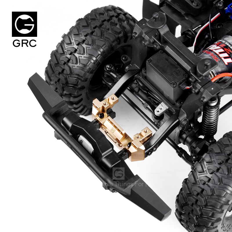 GRC TRX4 G2多功能舵机前置铜支架 内置舵机绞盘支架 #8237 - 图2