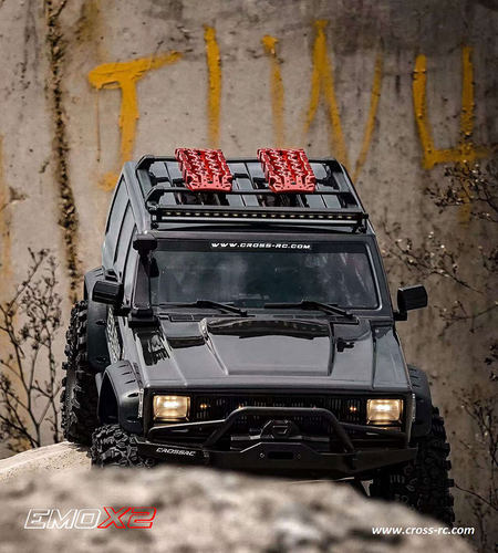 CROSSRC遥控电动EMO X2大狮子2025攀爬车越野车1/8差速锁双速门桥 - 图3