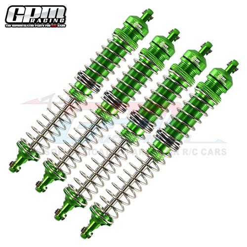 GPM Axial 1/10 RBX10 Ryft铝合金置弹簧款前后避震器-（一车份） - 图1