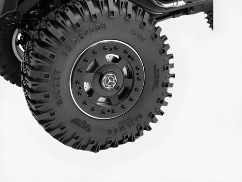 TRX-4 TRX-6 仿真奔驰6X6 G63 G500 2.2寸 金属锁胎轮毂 - 图2