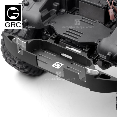 荒漠前杠TRX6 TRX4 仿真奔驰G63 G500 舵机前置内置绞盘前杠 CNC - 图1
