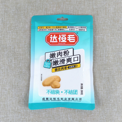 达恒毛优质嫩肉粉200g*4袋 家庭川菜固体调味料 勾芡粉酥肉粉淀粉 - 图1