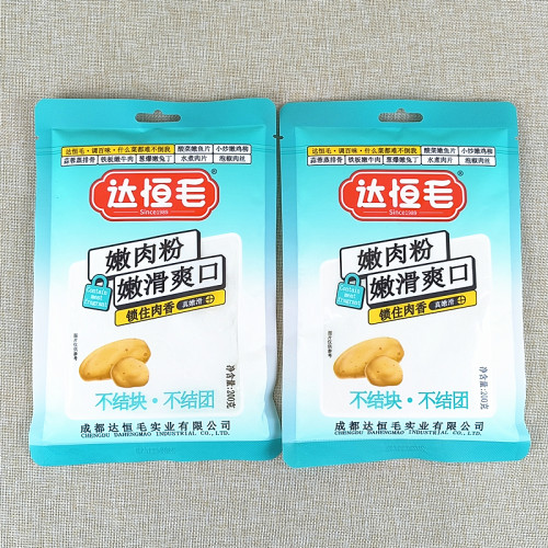 达恒毛优质嫩肉粉200g*4袋 家庭川菜固体调味料 勾芡粉酥肉粉淀粉 - 图0