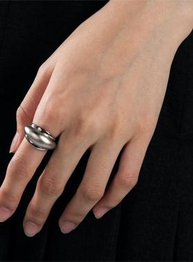 HESPER 绮丽之寂系列 胖胖花器造型纯银戒指 独立设计