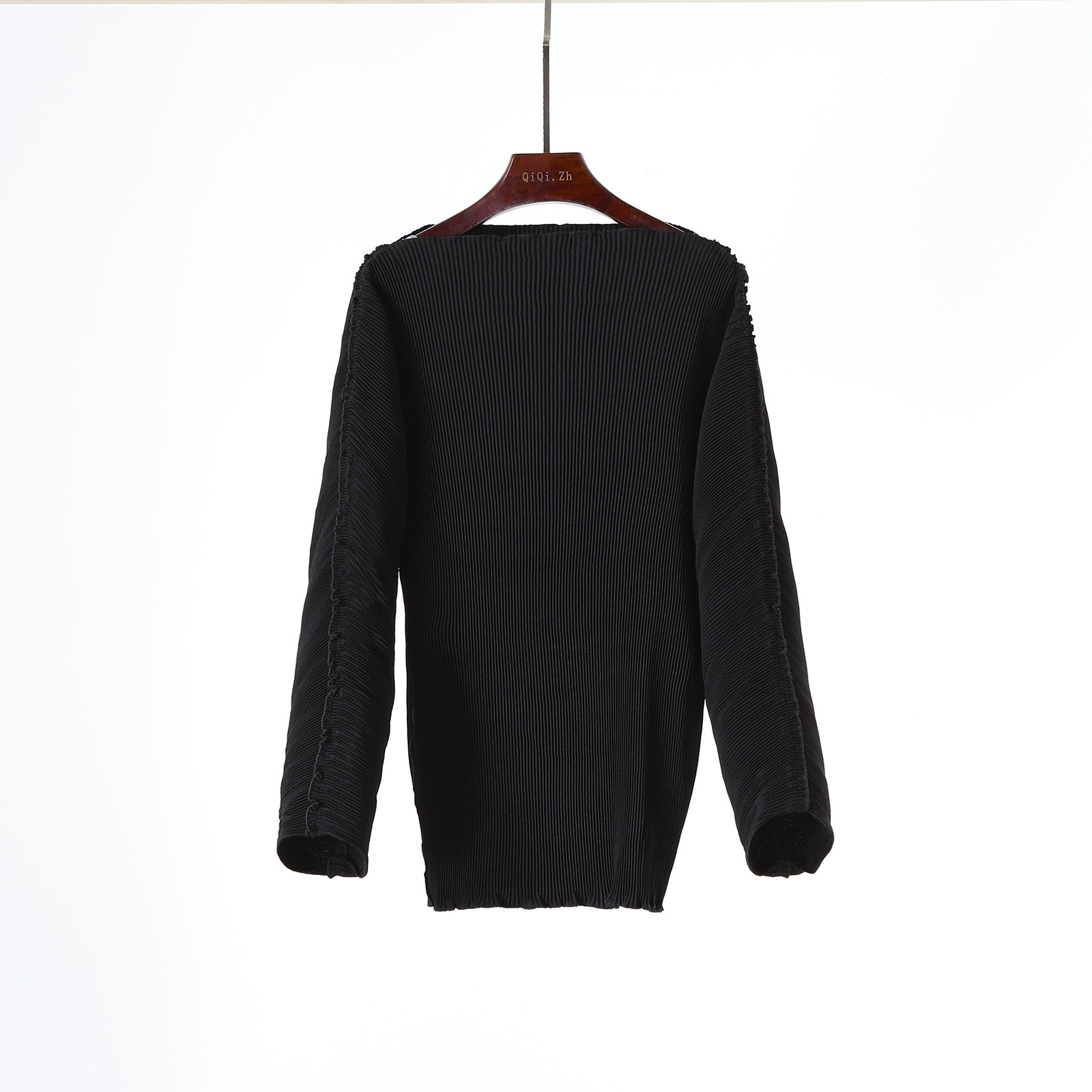 定制面料 时髦精收 褶皱一字领长袖上衣 修身中长连衣裙,淘宝优惠券,粉丝福利购,淘宝优惠卷