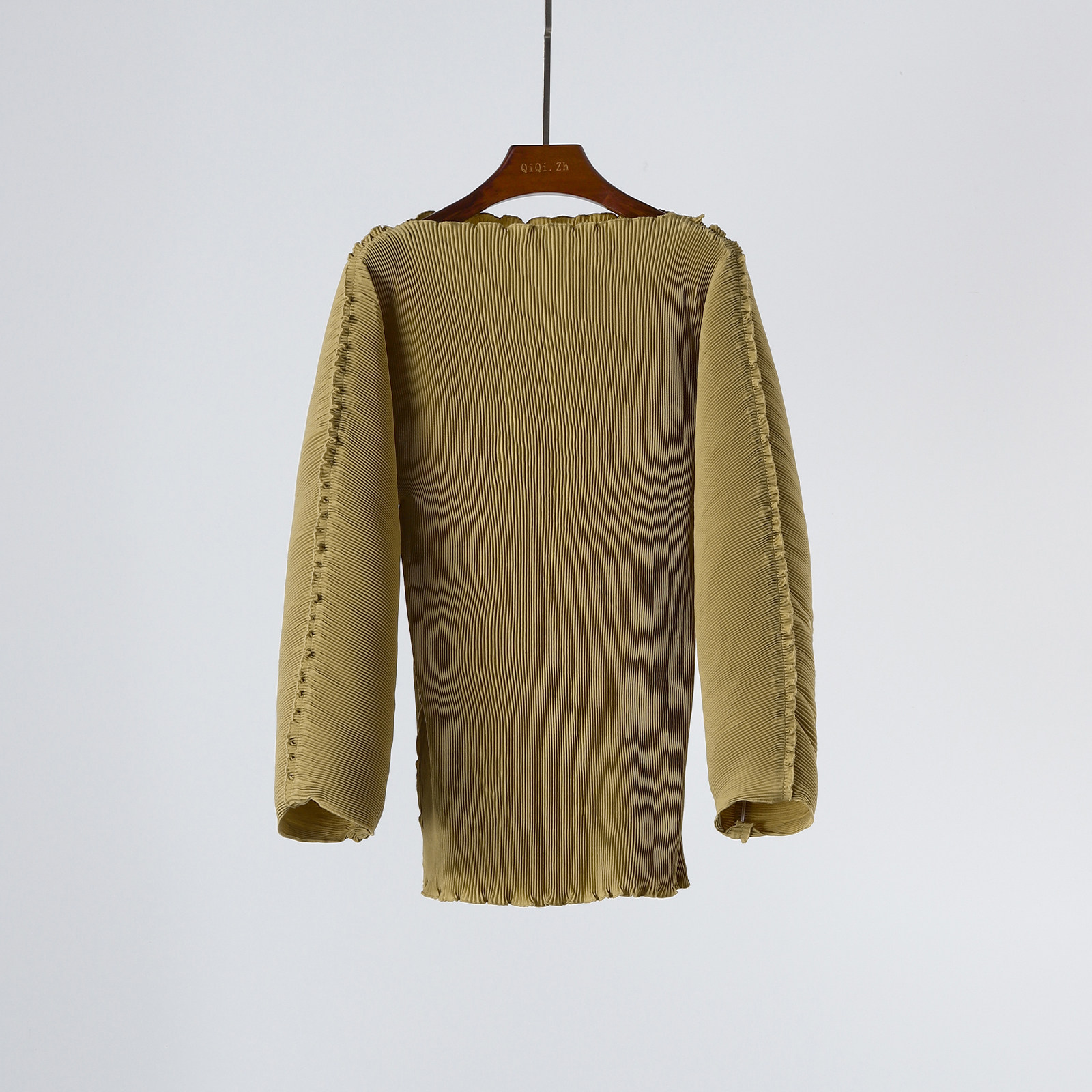 定制面料 时髦精收 褶皱一字领长袖上衣 修身中长连衣裙,淘宝优惠券,粉丝福利购,淘宝优惠卷