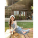 ຊຸດກະໂປ່ງຄໍ V-neck floral ຄລາສສິກ slim-fit