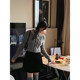 Thepeach skirt Hepburn ແບບ A-line