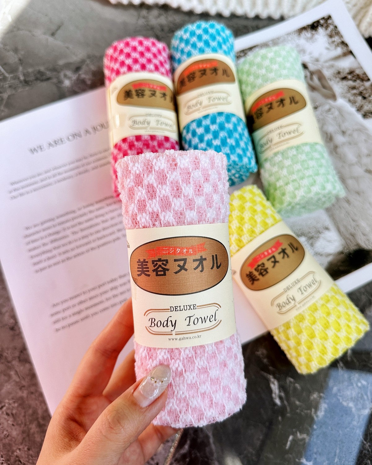 韩国进口彩色洗澡沐浴长条澡巾搓后背打浴液长拉背巾去灰起泡澡巾,淘宝优惠券,粉丝福利购,淘宝优惠卷