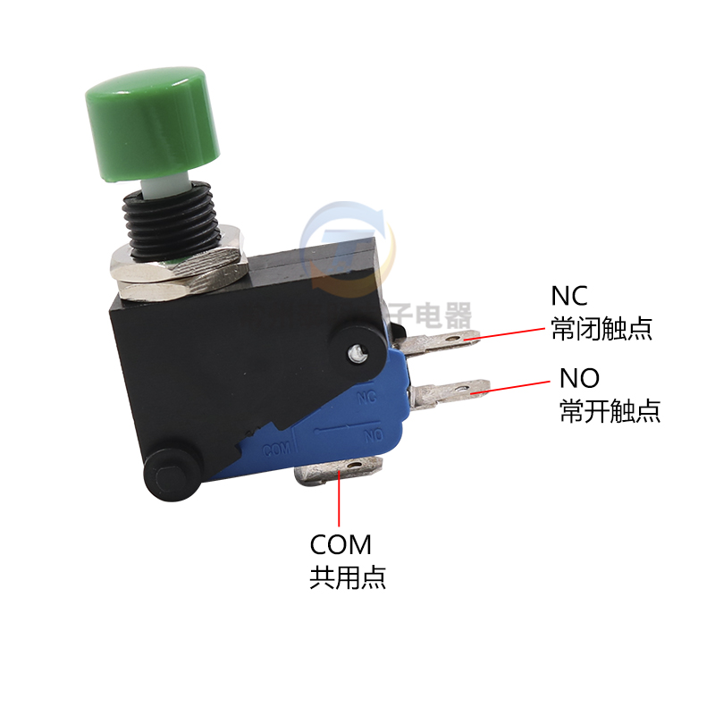 正品CNTD昌得按钮带小微动开关CSAQ-D常开常闭小型限位绿红色微型 - 图2