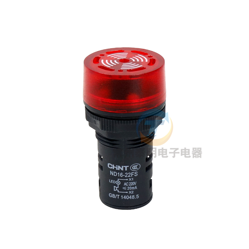 正泰LED声光蜂鸣蜂呜SM闪光式AD报警灯ND16-22FS带220V警报器24V - 图3