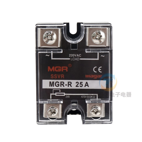 美格尔MGR-R交流单相SSVR固态调压器继电器40A电阻电压25A模块10A - 图3
