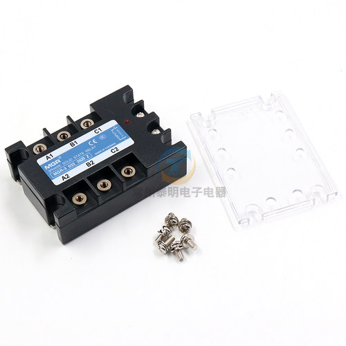 三相25A固态继电器DC-AC MGR-3 032 3825Z直流24控220V交流美格尔 - 图2