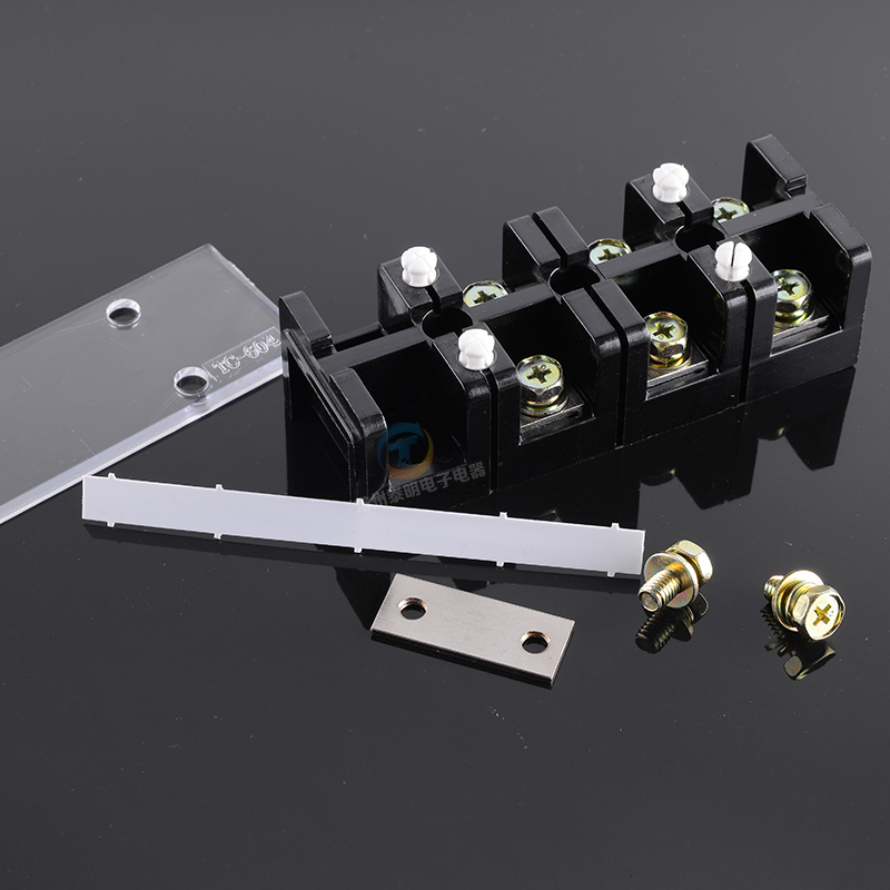 正泰大电流耐高温接线端子排TC-604大功率60A 4位P连接器电线铜件 - 图2