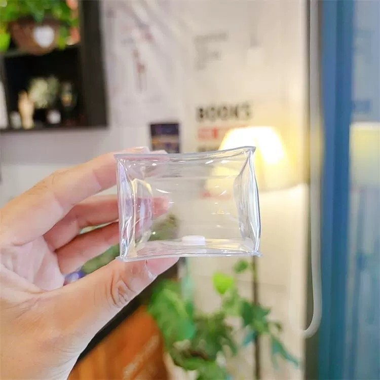 方形遛娃包PVC盲盒卡通公仔袋零钱透明钥匙包耳机口红小饰品收纳,淘宝优惠券,粉丝福利购,淘宝优惠卷
