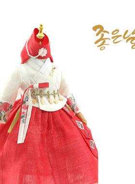 儿童韩服点缀胸针手工艺韩式