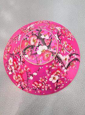 帽子韩国歌舞伎帽子梅花手绘