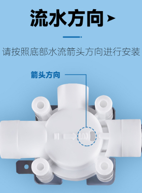 净水器24V废水电磁阀300cc1500cc