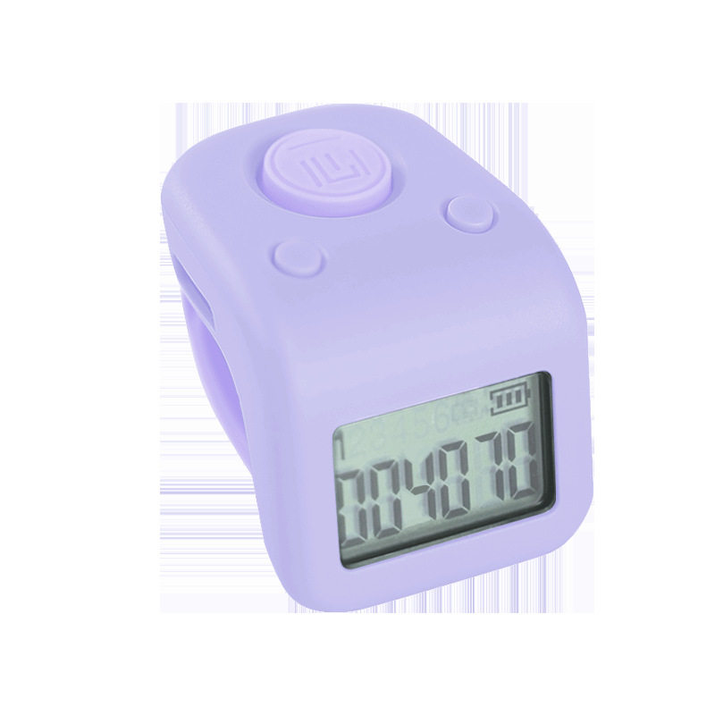 Counter luminous rechargeable finger counter electronic digital display counter hand press ring type counter