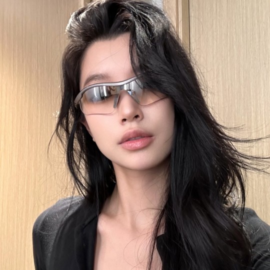 夜骑户外运动骑行太阳眼镜登山Y2K护目防风镜发箍墨镜跑步马拉松