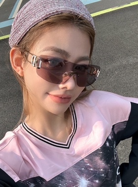 欧美辣妹风连体太阳镜2025新款