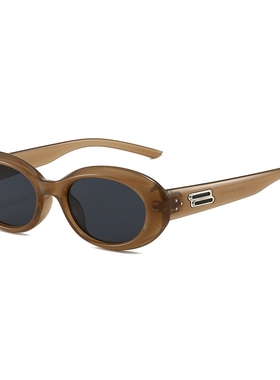 墨镜女潮高级感多巴胺粉紫色