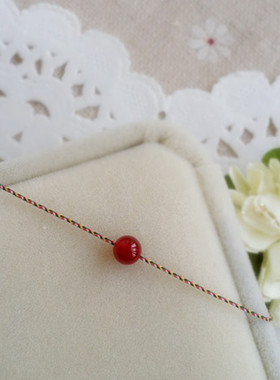 本命年纯手工花三萃极细简约五彩