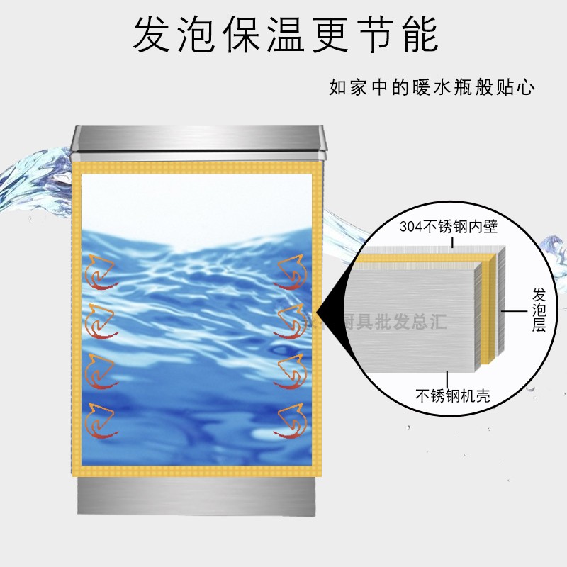 不锈钢商用开水机学校开水炉饭店食堂烧水器内胆304开水器饮水机 - 图0