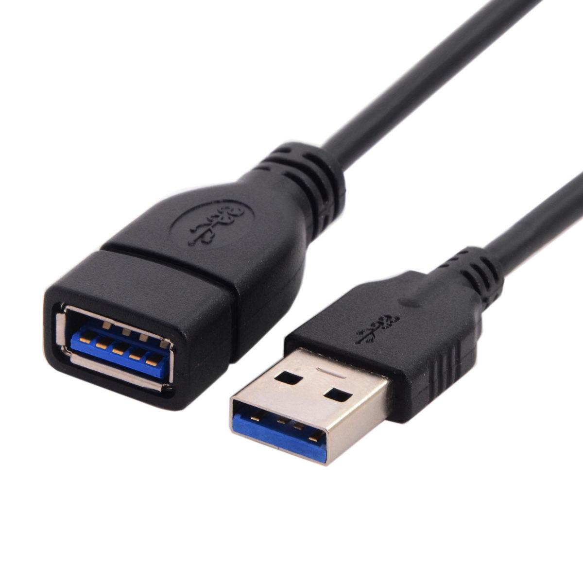 CY高速USB 3.0 A公对USB 3.0 A母硬盘数据线公对母延长线 20cm_虎窝淘