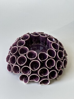 外贸孤品 窑变创意陶瓷装饰摆件 烛台 店铺家居样板房装饰摆件