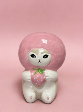 外贸孤品 可爱手提篮陶瓷花瓶 置物桶 店铺会所家居样板房装饰品