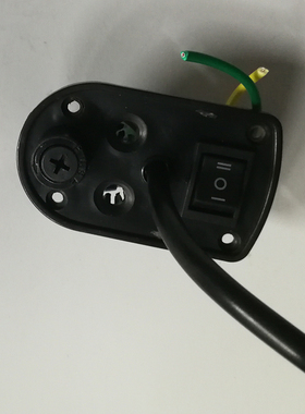 通用按摩垫控制器电源线带开关220V整流板按摩靠垫开关按摩器配件