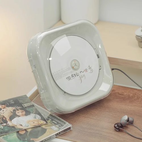 syitren/赛塔林R400复古CD机蓝牙便携播放器充电壁挂手提个性礼物 - 图1