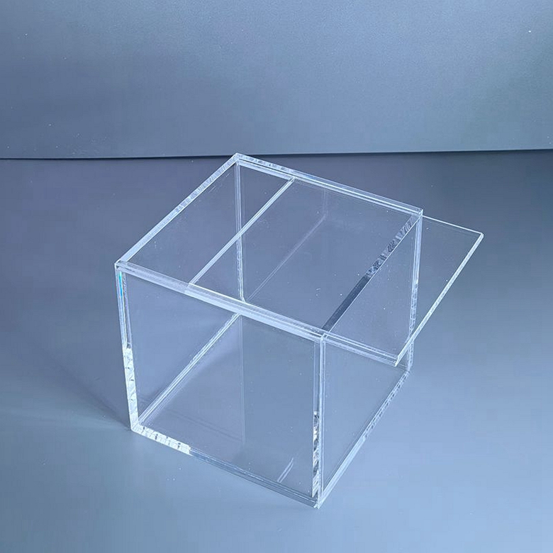 厚款透明桌面咖啡胶囊手办产品方形亚克力收纳展示翻盖储物盒定做 - 图2