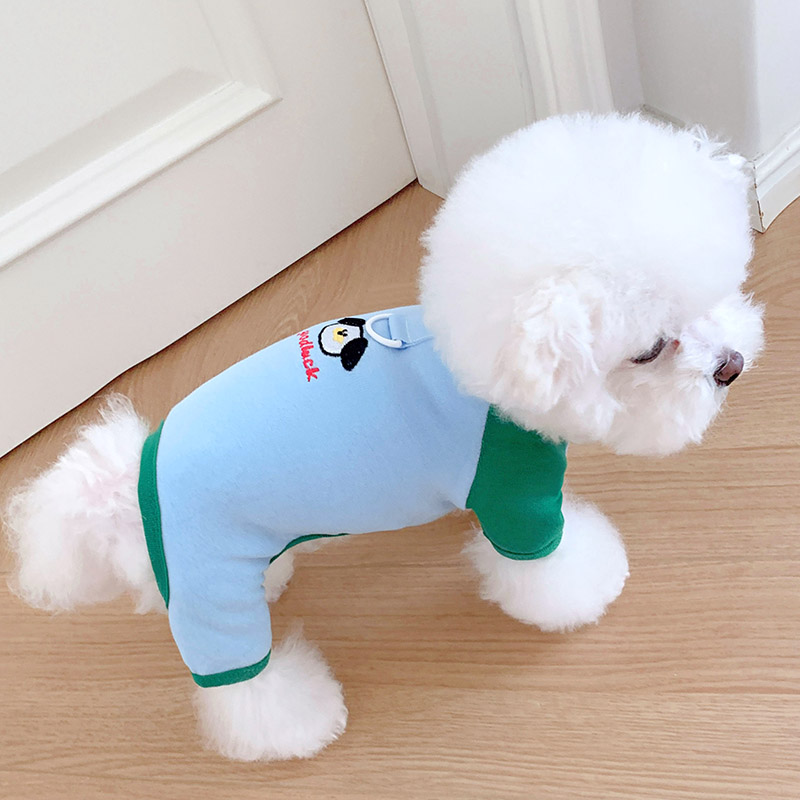 狗狗衣服秋季小狗泰迪比熊2025新款冬可牵引绳宠物小型犬冬装睡衣 - 图3