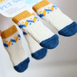 13 -летний магазин четыре размера носков и носков для любителей собак, анти -пышные туфли для кошек, кошачьи носки, чтобы предотвратить щенки Тедди Корки Фа.