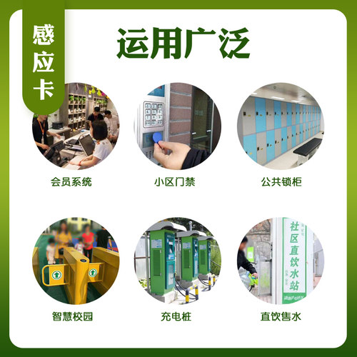 复旦IC门禁卡定制可复制CUID滴胶卡nfc芯片指纹锁小区物业授权卡 - 图2