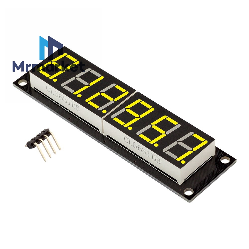 6 Digit LED 0.56 Display Tube TM1637 红 绿 黄 白 蓝 - 图1