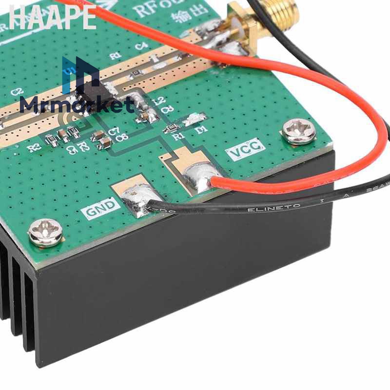 RF2126射频功放 2.4GHZ 1W WIFI蓝牙放大器图传放大器带散热-图2