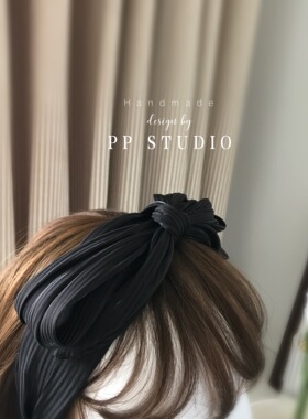 条纹原创设计风压发头箍春夏新品