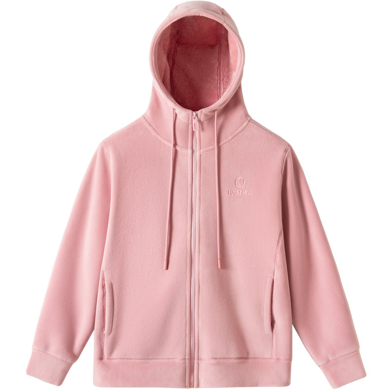 奥粒绒拉链连帽外套卫衣女加厚防风摇粒绒长袖开衫休闲抓绒上衣冬,淘宝优惠券,粉丝福利购,淘宝优惠卷