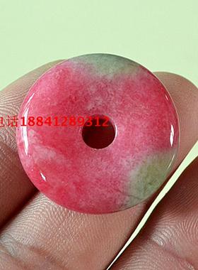 台湾平安扣玉石百搭韩版吊坠项链