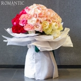 2020 Оригинальный бутик 99 Роза Красивый арх -подобный цвет, соответствующий букету, день рождения любовь Пекин Пирс Цветы Экспресс