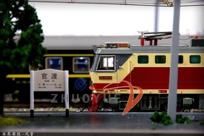 火车站站牌模型 N HO比例 建筑场景沙盘铁路周边 原创品牌搭配 - 图1