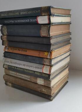 装饰书精装外文书古旧书橱窗复古书创意摆件摄影道具书老旧古董书