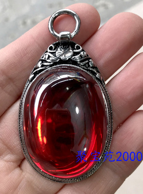 宝石锆石镶嵌吊坠复古配饰