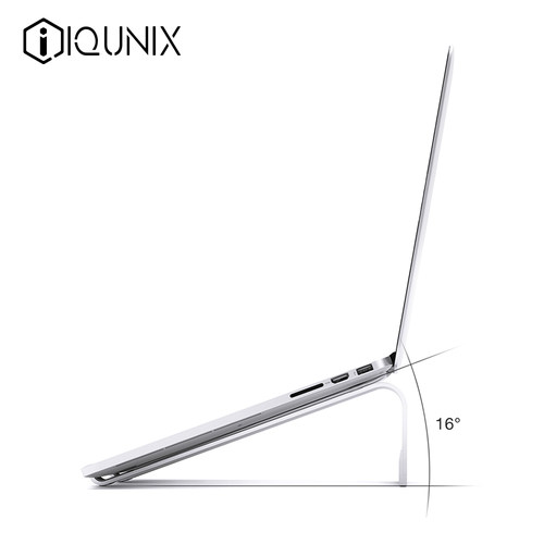 IQUNIX 苹果笔记本铝合金散热支架Macbook手提电脑桌面增高托架 - 图0