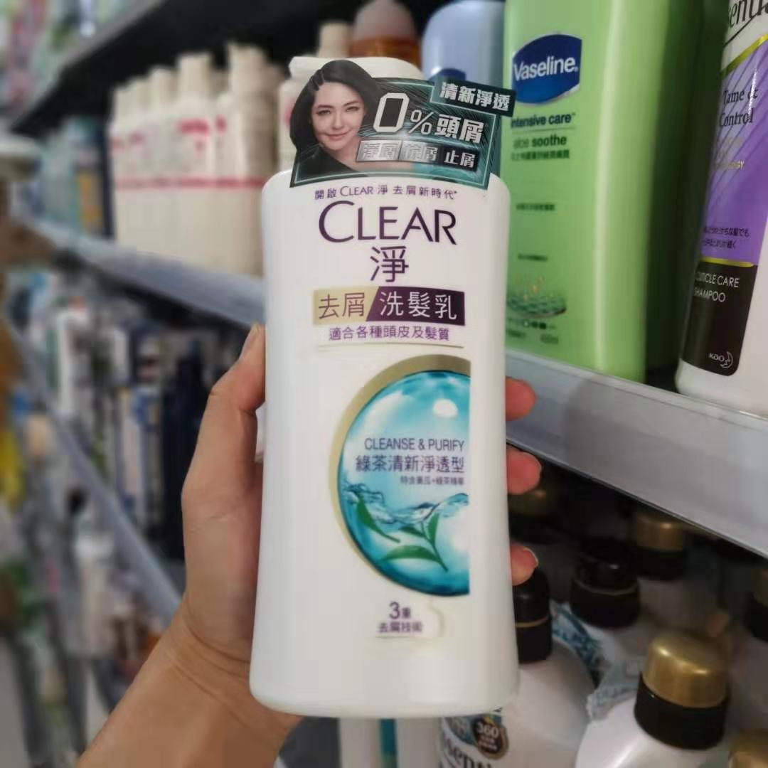 香港采购 CLEAR清扬洗发水女士去屑控油洗发露乳止痒薄荷白瓶正品 - 图3