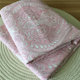 Cotton and linen double bed sheet pillowcase three-piece set dry and skin-friendly