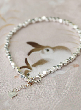 【人间风月】925银 小碎银子 复古手链 手串 闺蜜款